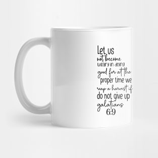 Inspirational Faith Quote with Butterfly Bible Verse Mug